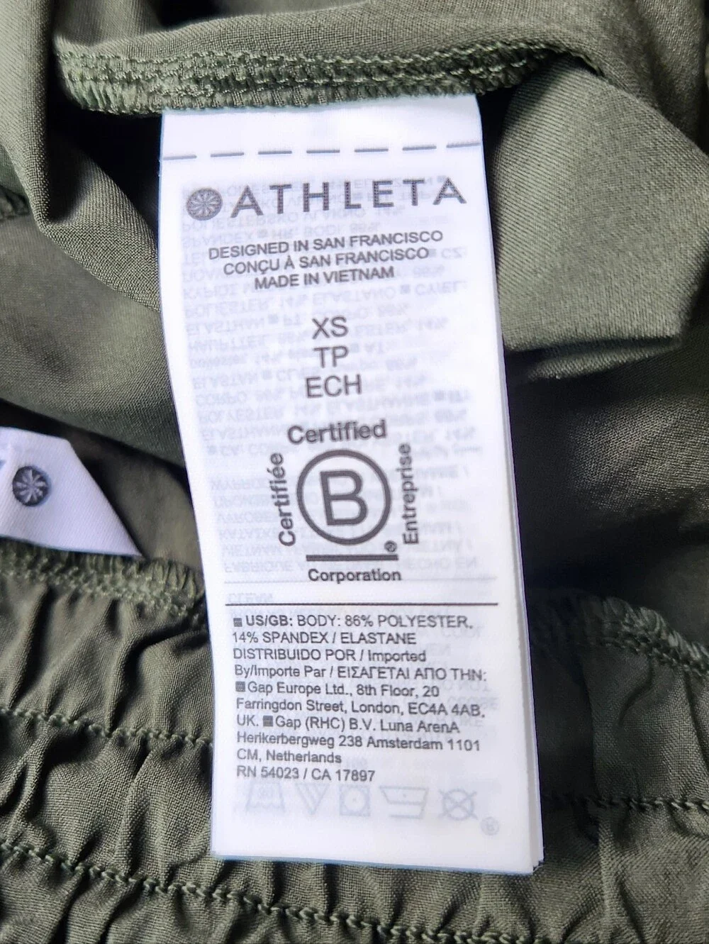 Athleta Crossroads Green Shorts Womens Xs Running Activewear Athleisure Nwt